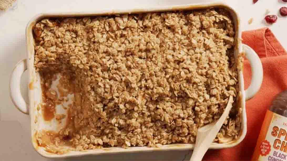 Spiced Chai Apple Crisp Recipe