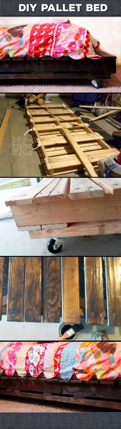 DIY Pallet Bed Tutorial for Rustic Home Decor Ideas