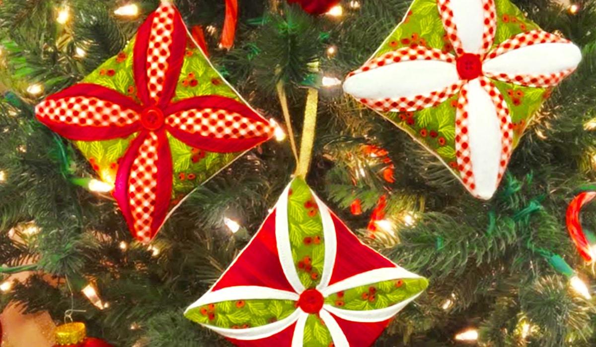 Cathedral Window Ornament With Free Pattern