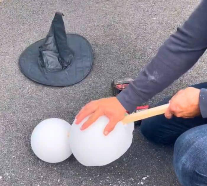 DIY Halloween Witch Decor Project