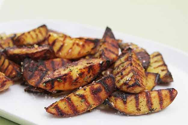 Vegetable Grilling Recipes | BBQ Side DIsh Recipes | Grilled Potatoes with Rosemary & Sea Salt | DIY Projects & Crafts by Sueeye at