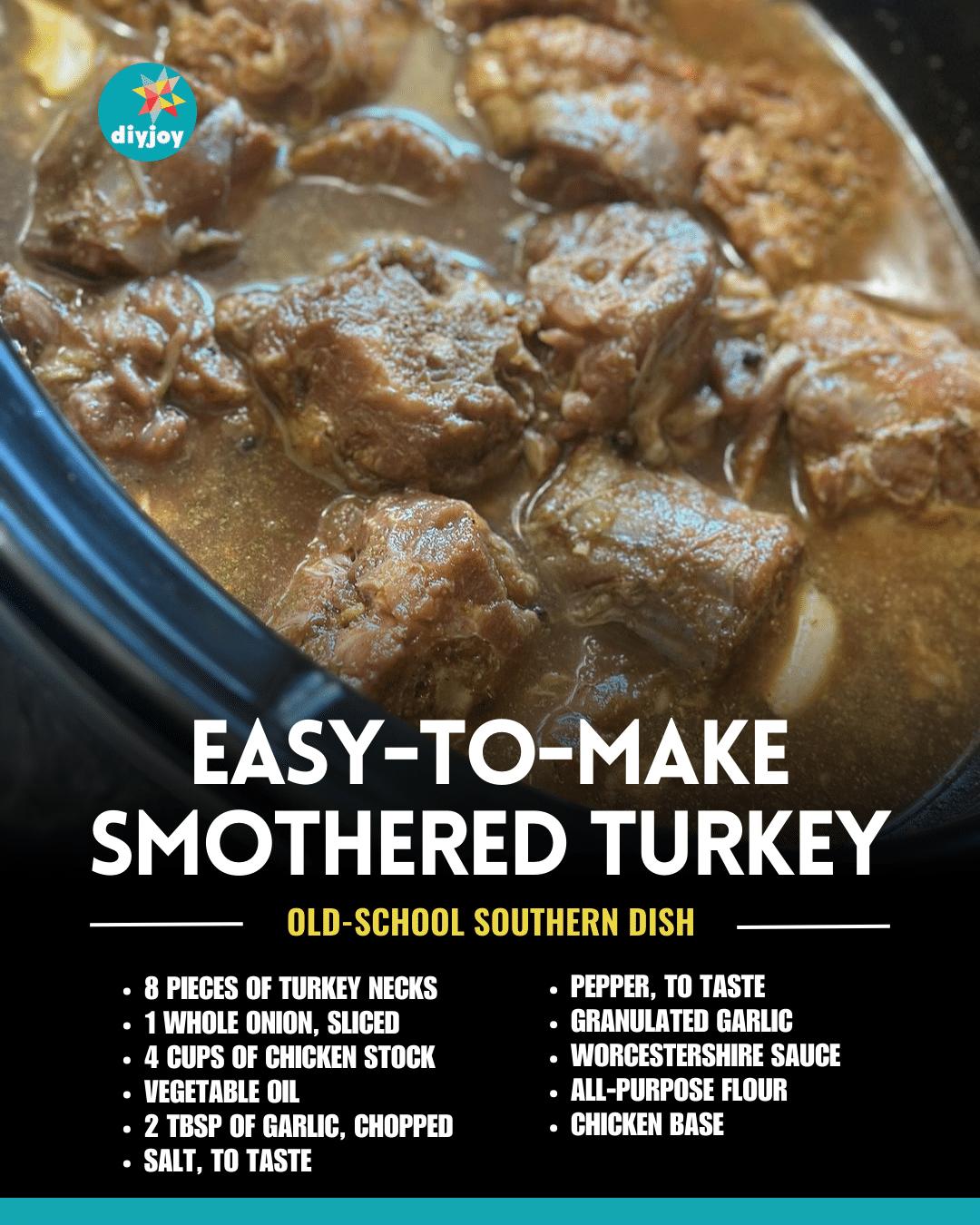 Easy Old-School Smothered Turkey Recipe