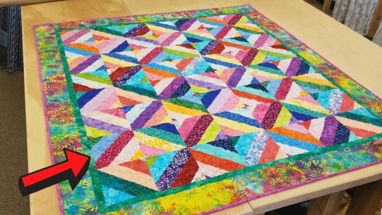Tea Time Quilt Using 2 1/2″ Strips