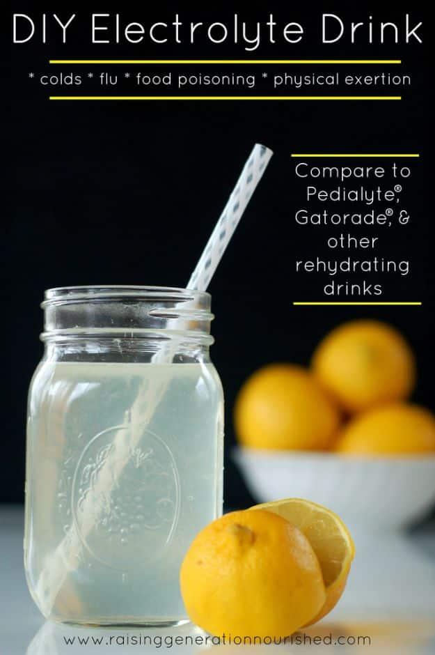 DIY Electrolyte Drink, a home remedy, fast enough to finish tonight and a smart way to add personality to a room