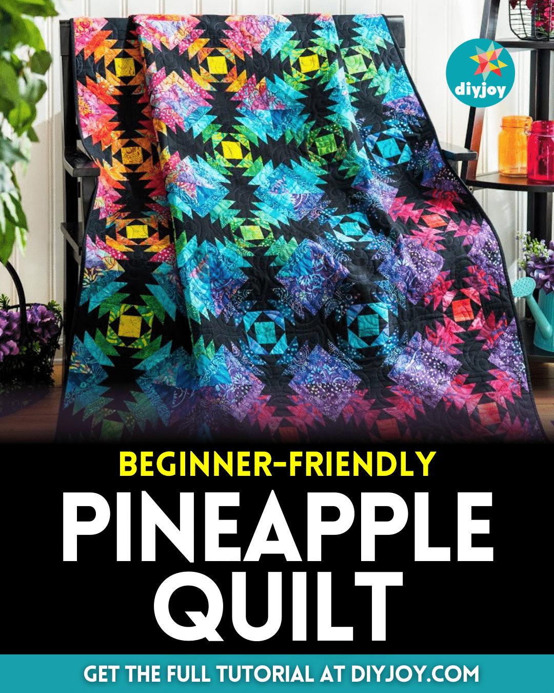 Beginner-Friendly Pineapple Quilt Tutorial