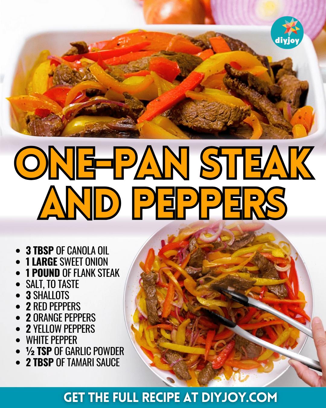 Easy One-Pan Steak and Peppers Recipe