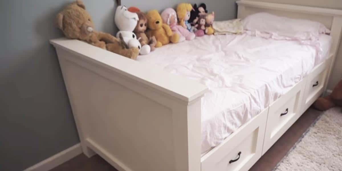 He Makes a Valuable Bed For His Little Girl…She’s One Happy Camper! (Great For Dorm’s Too!)