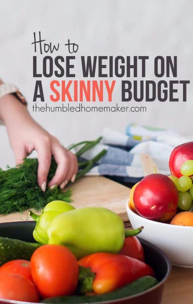 Lose Weight On A Skinny Budget, one of the best DIY hacks on this list and an idea worth saving for later