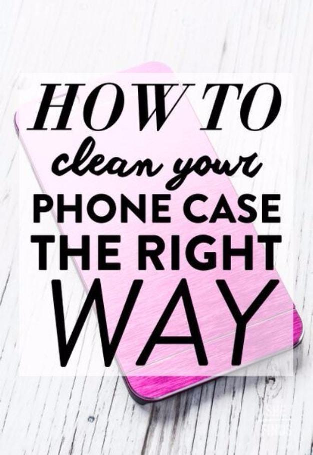 Clean Your Phone Case The Right Way, easy to fit into a free afternoon and a satisfying finish for not much work