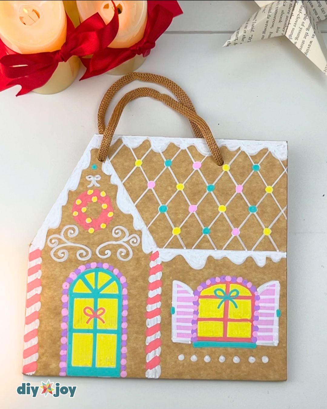 Gingerbread House Paper Bag — gingerbread house design ideas