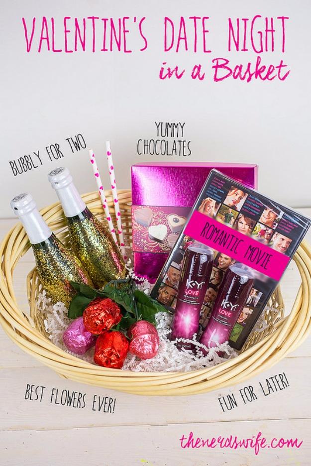 Valentines Date Night In A Basket, budget friendly without skimping on the romance and the kind of night nobody forgets