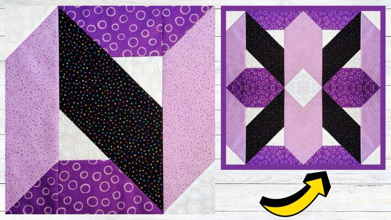 Impossible Twist Illusion Quilt Block Tutorial