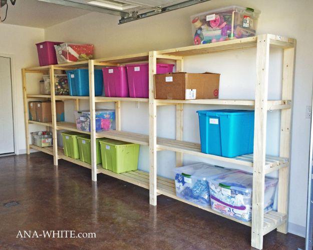 Easy, Economical Garage Shelving, doable even on a tight timeline and proof a small touch makes a big difference