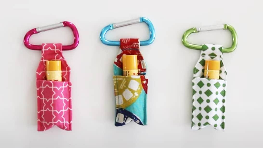 DIY Chapstick Holder Keychain