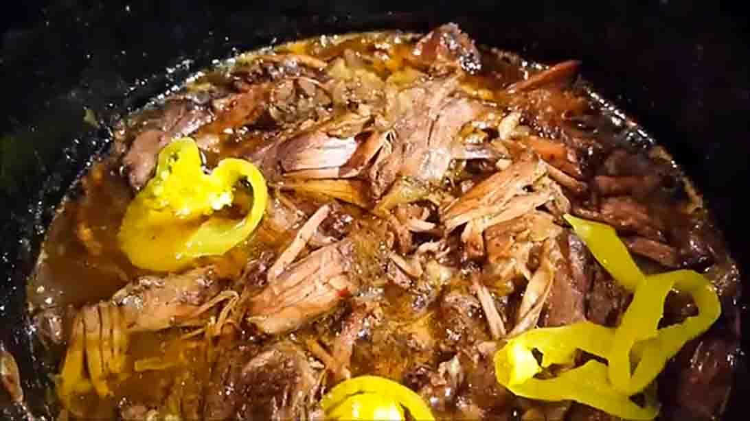 Slow Cooker Mississippi Pot Roast