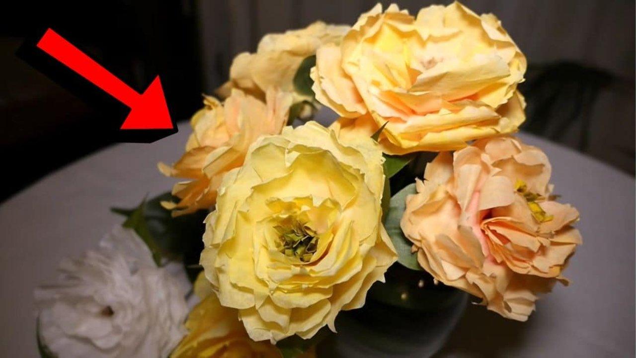 Easy DIY Coffee Filter Peony Flowers Tutorial