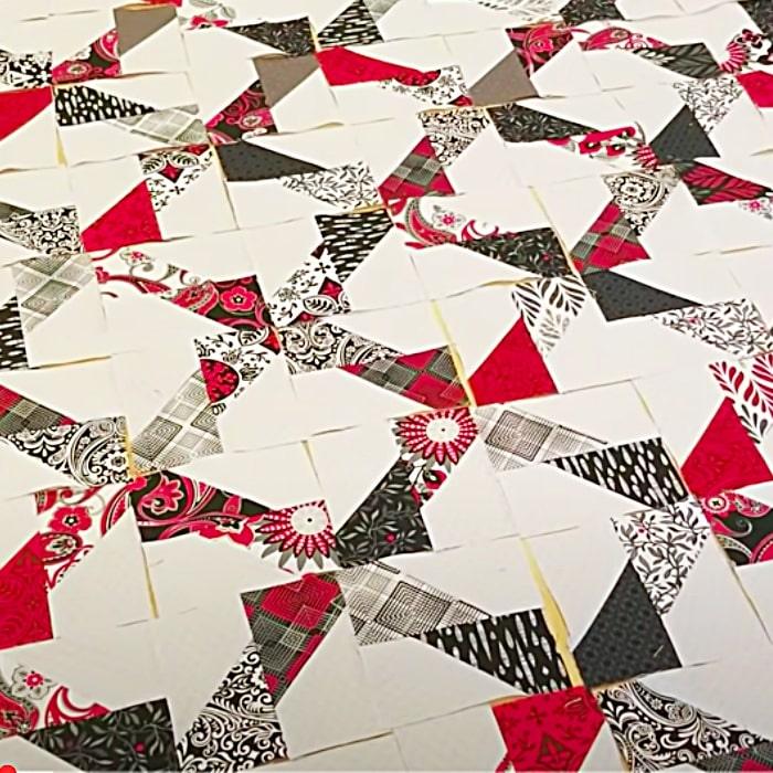 Zero Waste Quilt By Donna Jordan - Easy Quilt Pattern - Easy Sewing Ideas
