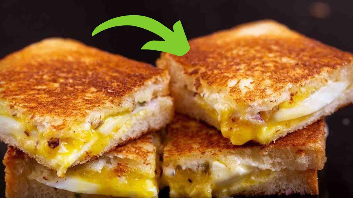 Grilled Egg Mayo Sandwich Recipe