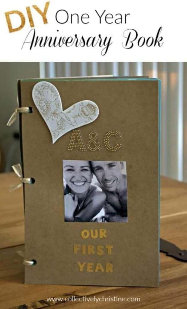 DIY One Year Anniversary Scrapbook, a cozy handmade option worth the extra effort and worth trying soon