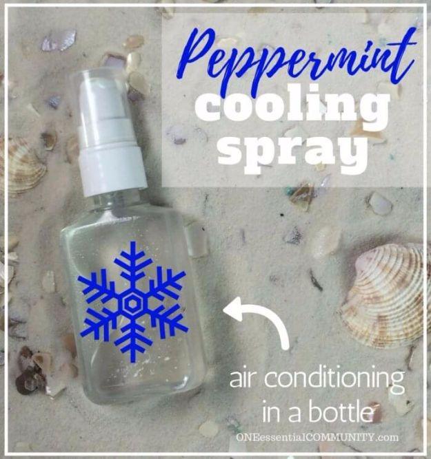 Homemade Peppermint Cooling Spray, fast enough to squeeze in before anyone notices and the fix worth remembering