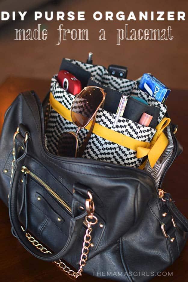 DIY Purse Organizer, a handmade present that feels extra personal and an easy weekend project worth gifting