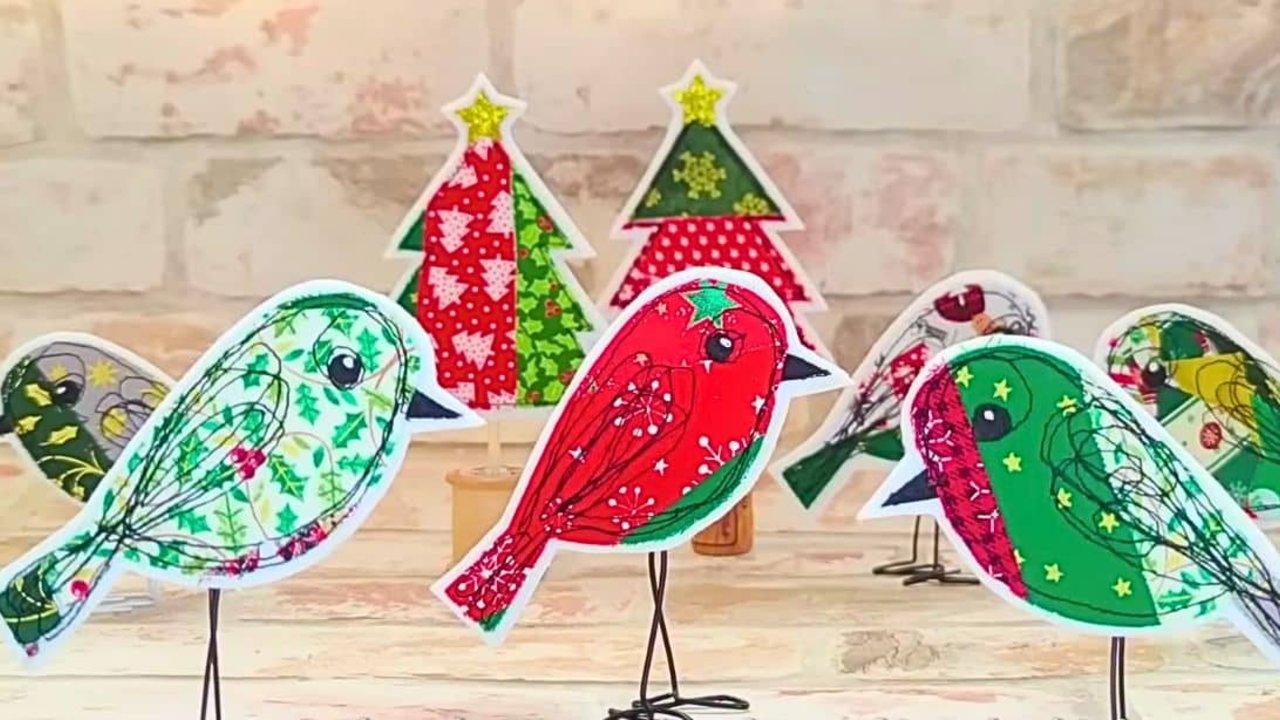 Easy-to-Make DIY Bird Décor Using Fabric Scraps