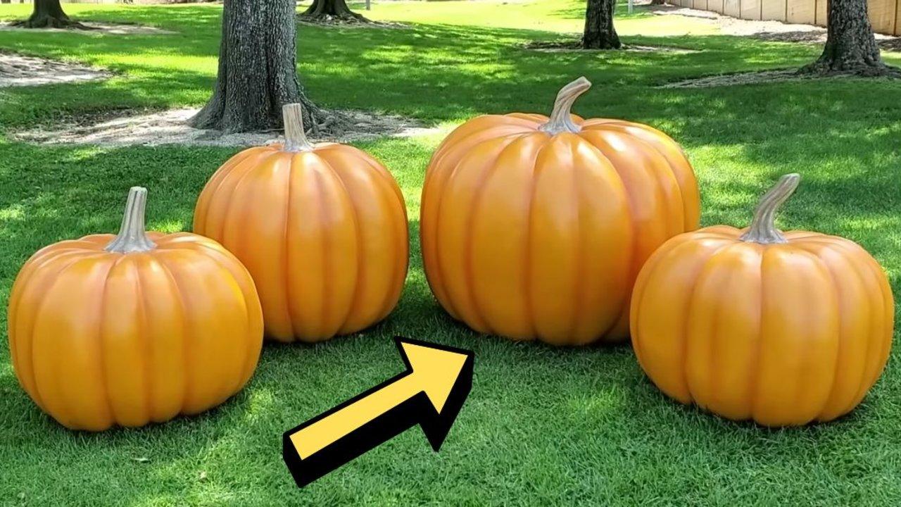 Easy DIY Giant Foam Pumpkin Tutorial
