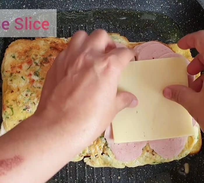 How To Make A Cheese Egg Toast Breakfast