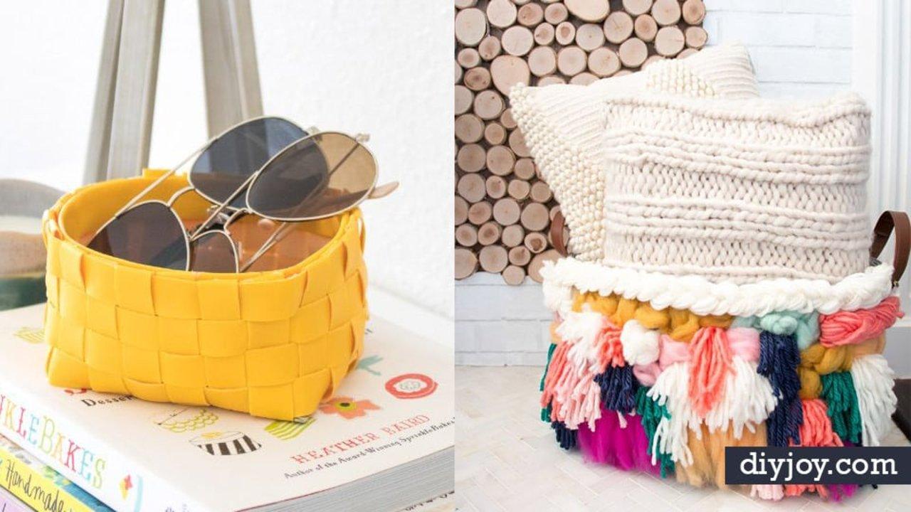 36 DIY Storage Baskets For Organizing Everything