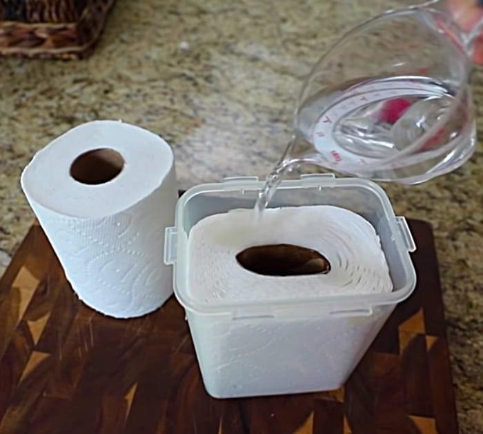 Kill germs with DIY Disinfectant Wipes with Bleach and water