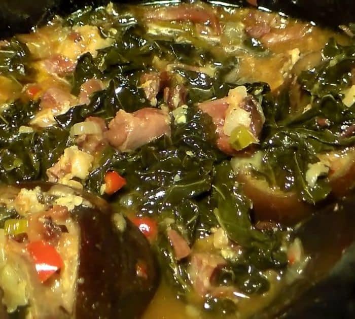 How To Make Southern-Style Collard Greens With Smoked Ham Hocks