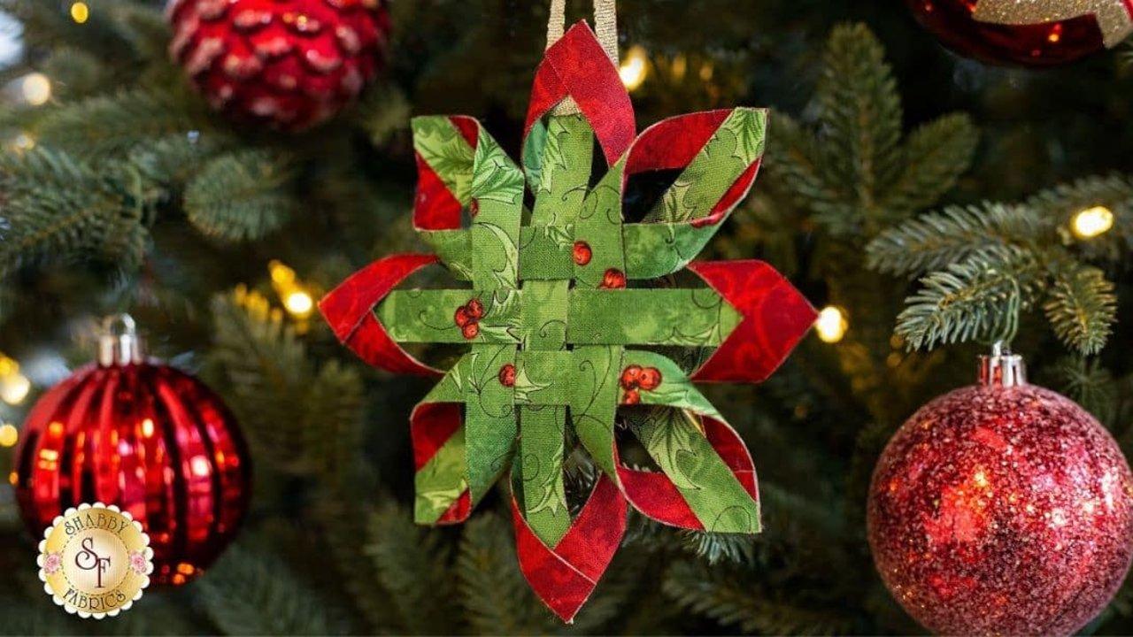 How to Make a No-Sew Scandinavian Star Ornament