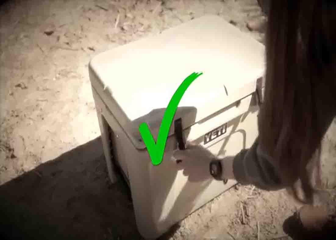 Don't expose the cooler under the sun