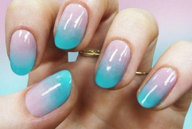 DIY Pastel Ombre Manicure, an easy DIY manicure technique and a creative nail design anyone can copy