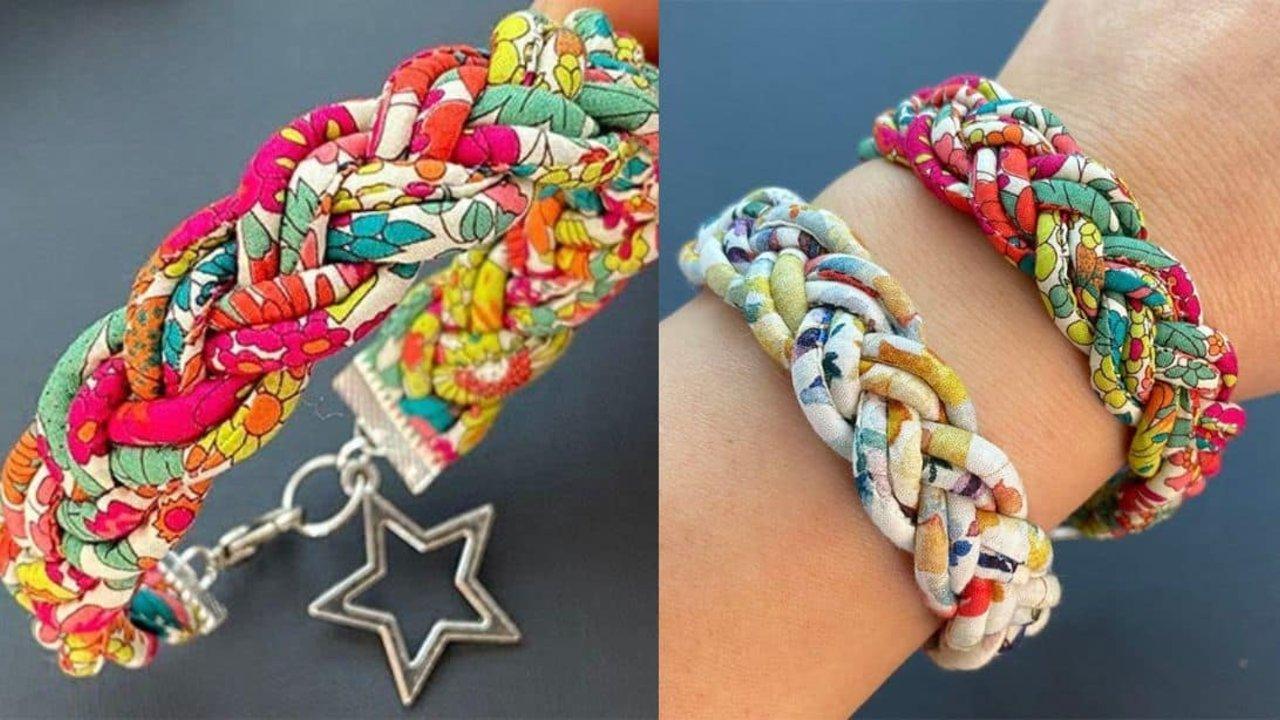DIY Chunky Statement Liberty Braid Bracelet