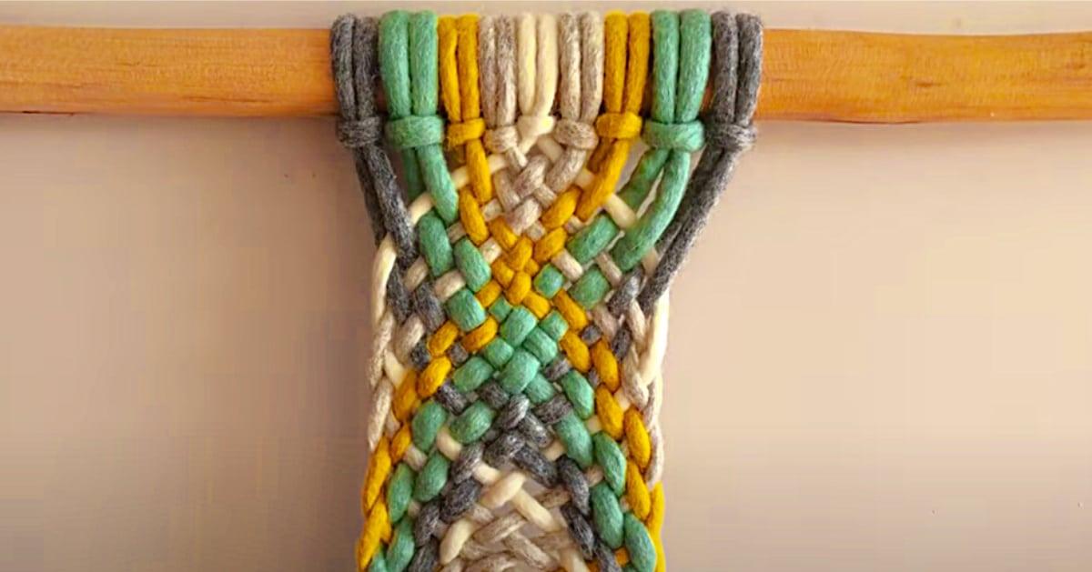 How To Make A Continuous Weave Macrame