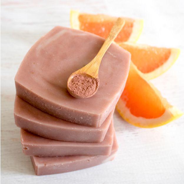 Natural Pink Grapefruit and Clay Soap, quick enough to finish before nap time and a keepsake worth handing down