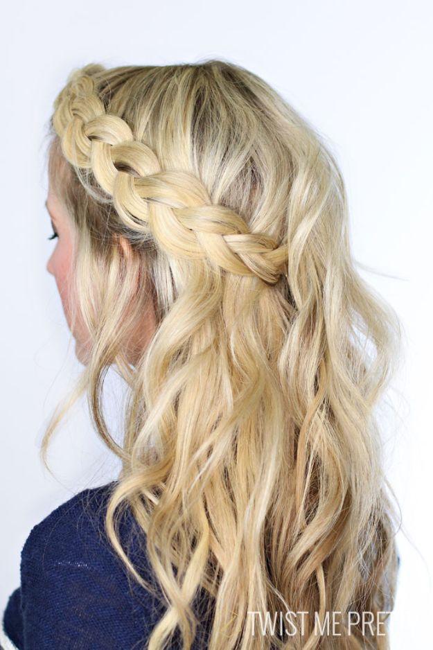 Holiday Hairstyles - Soft Dutch Braid- Cute DIY Hair Styles for Christmas and New Years Eve, Special Occasion - Updos, Braids, Buns, Ponytails, Half Up Half Down Looks #hairstyles