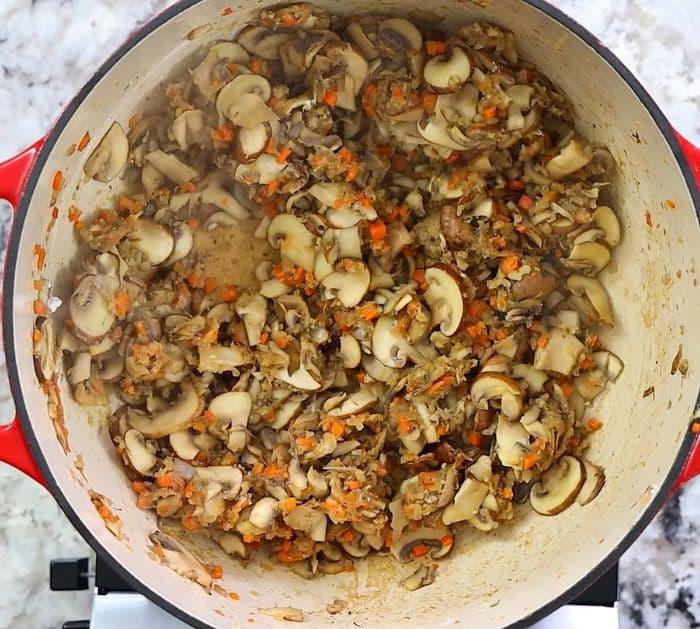 Homemade Cream of Mushroom Ingredients