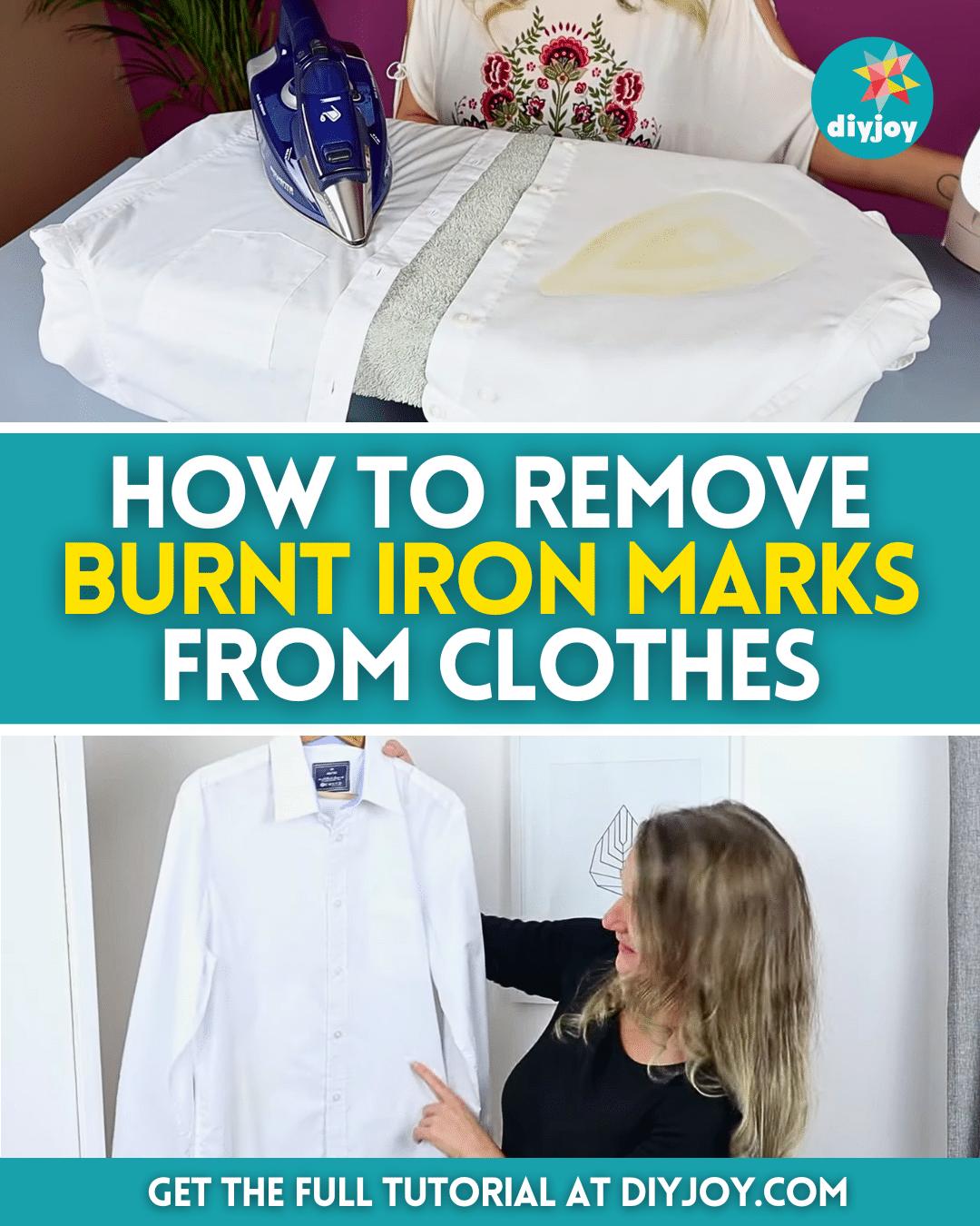 How to Remove Burnt Iron Marks From Clothes