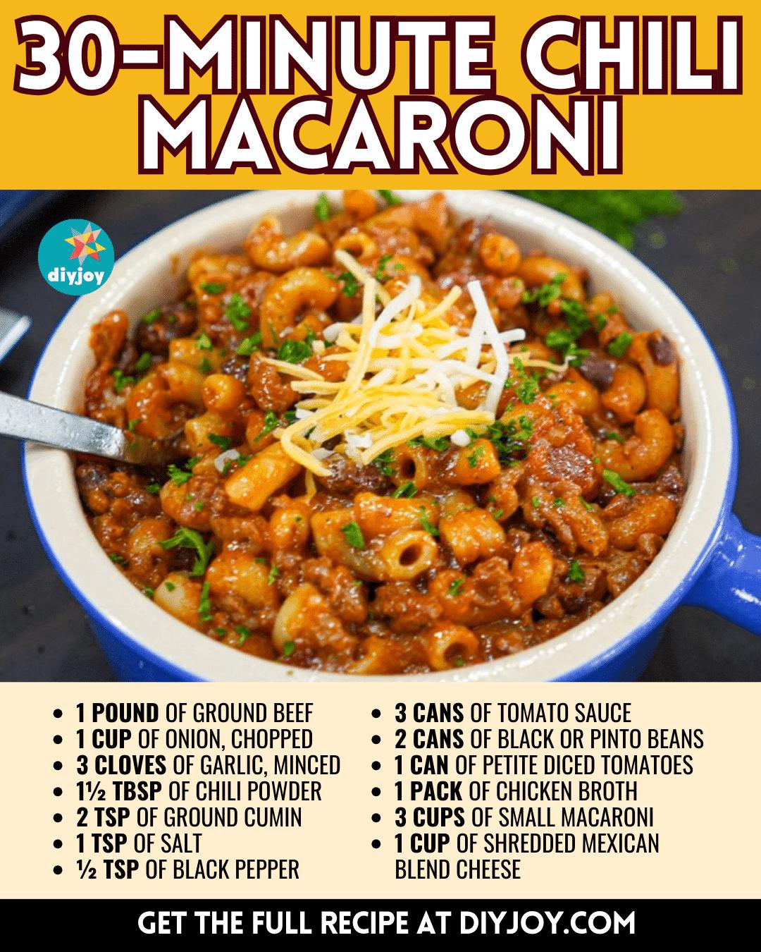 Budget-Friendly 30-Minute Chili Macaroni Recipe