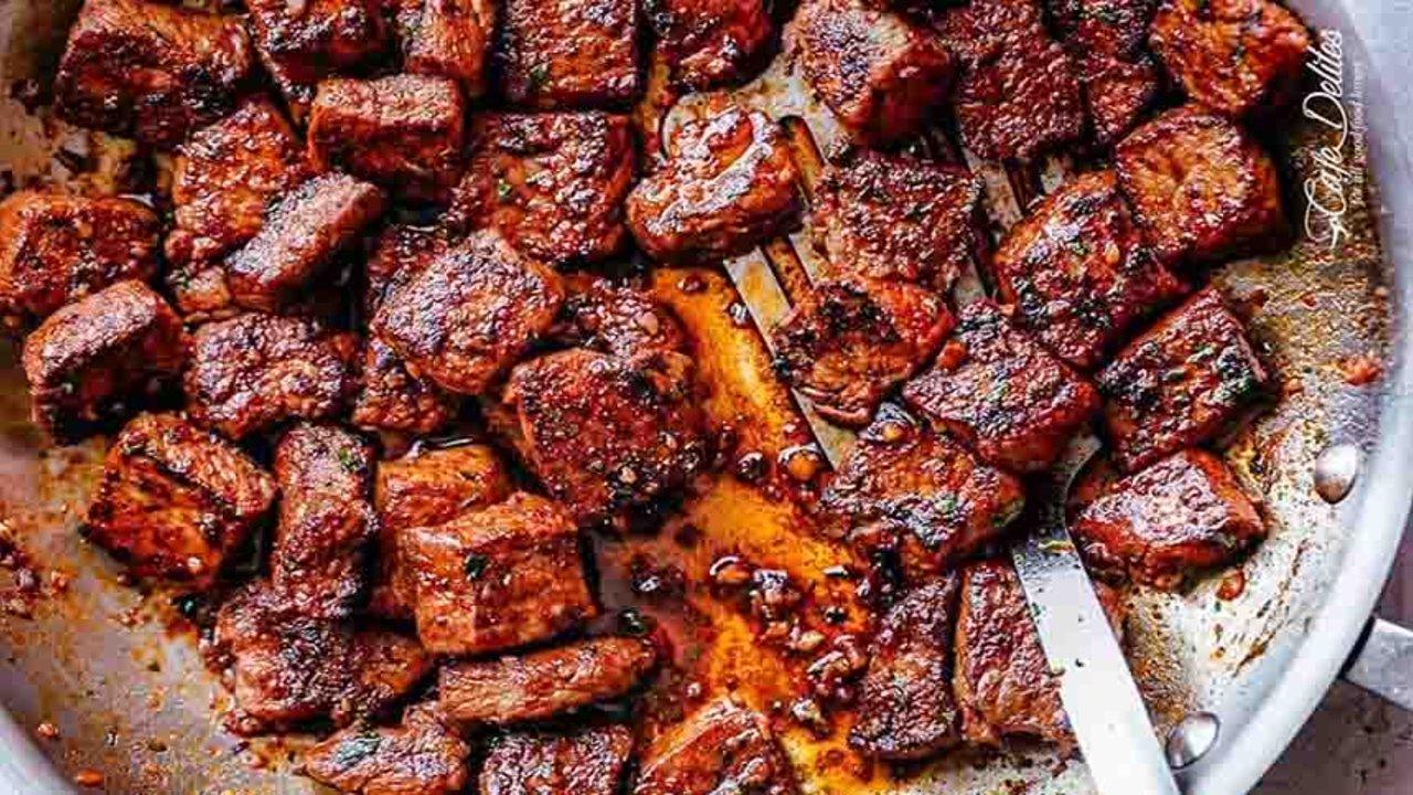 Easy Cajun Butter Steak Bites Recipe