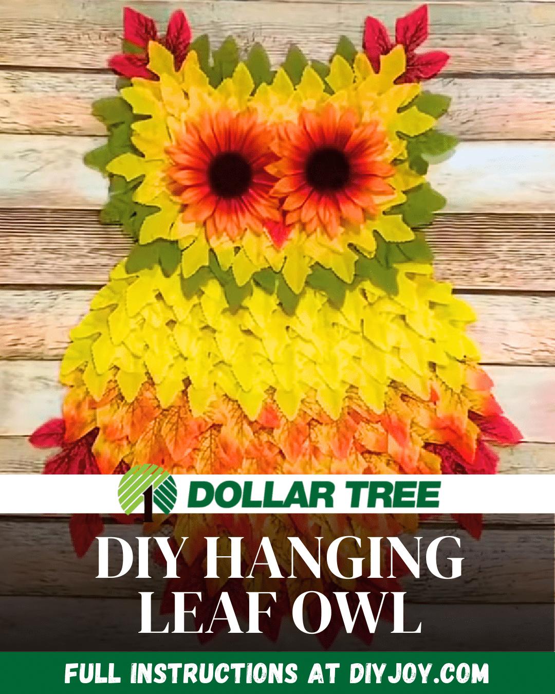Easy DIY Hanging Leaf Owl Tutorial