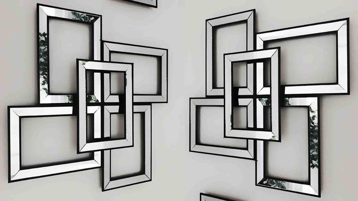DIY Dollar Tree Mirror Wall Decor