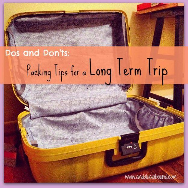Packing Tips for Travel - Dos and Dont's for Packing - Easy Ideas for Packing a Suitcase To Maximize Space - Tricks and Hacks for Folding Clothes, Storing Toiletries, Shampoo and M