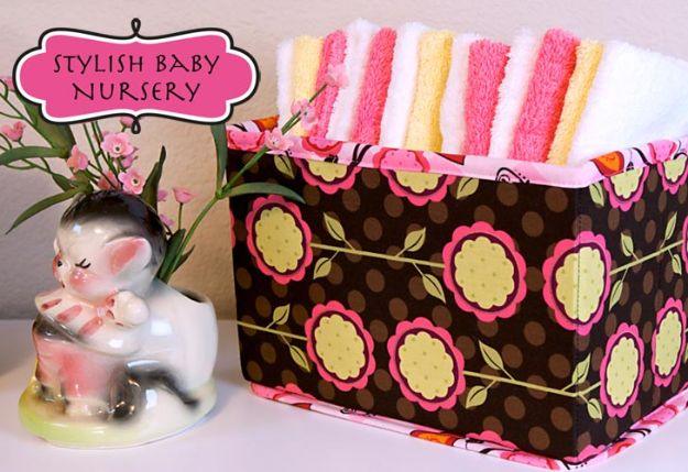 DIY Storage Baskets - Collapsible Storage Baskets - Cheap and Easy Ideas for Getting Organized - Creative Home Decor on A Budget - Farmhouse, Modern and Rustic Basket Projects