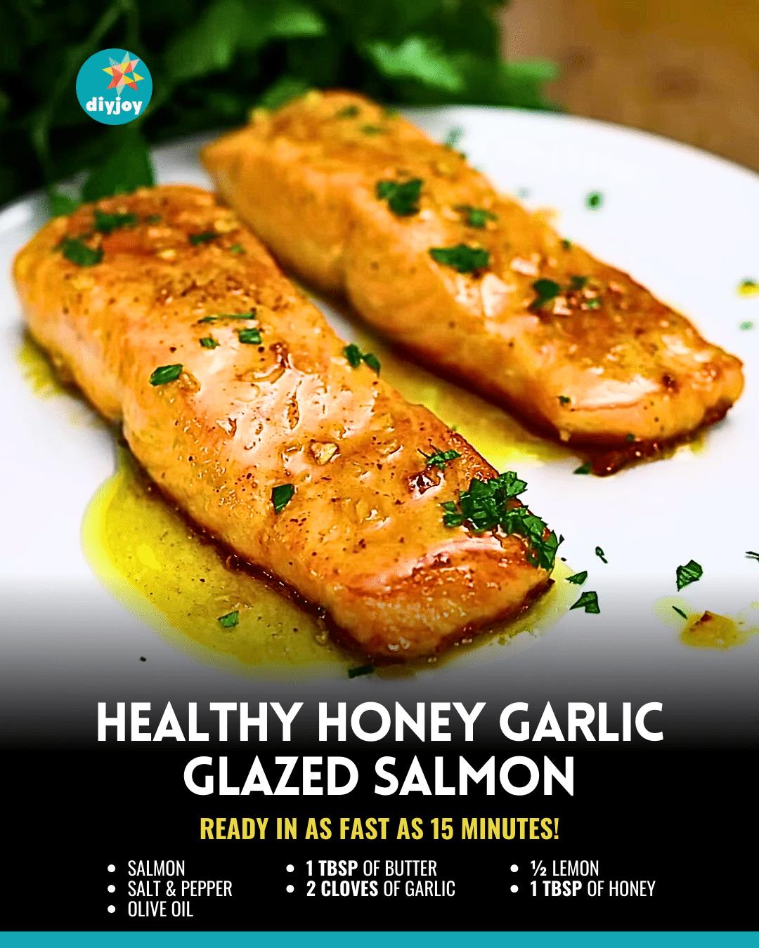 Easy-To-Make Healthy Honey Garlic Glazed Salmon