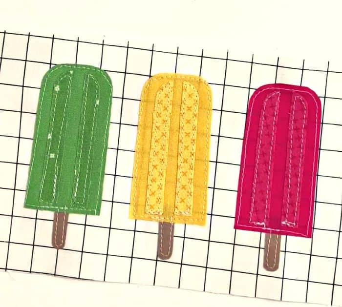 Easy To Sew Popsicle Mug Rug
