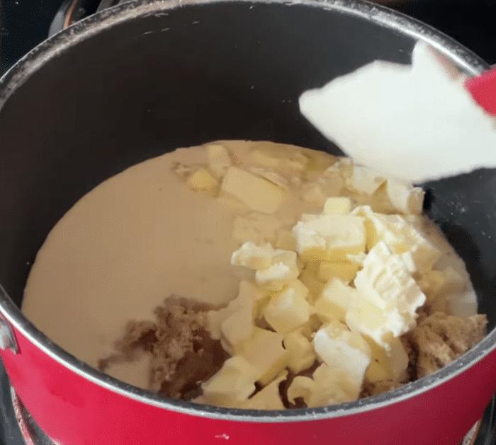 Ingredients for Old-Fashioned Caramel Cake