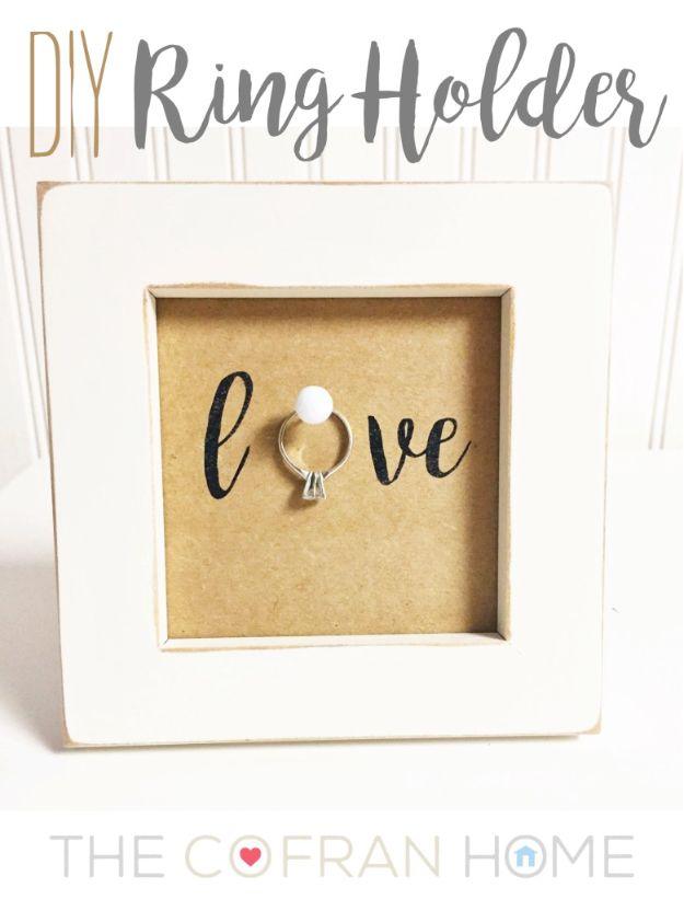 DIY Ring Holder, simple enough for a beginner and sweet enough to give and a heartfelt gift worth making by hand